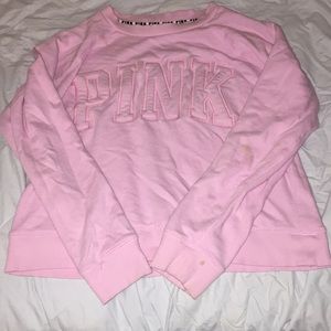Pink crew neck